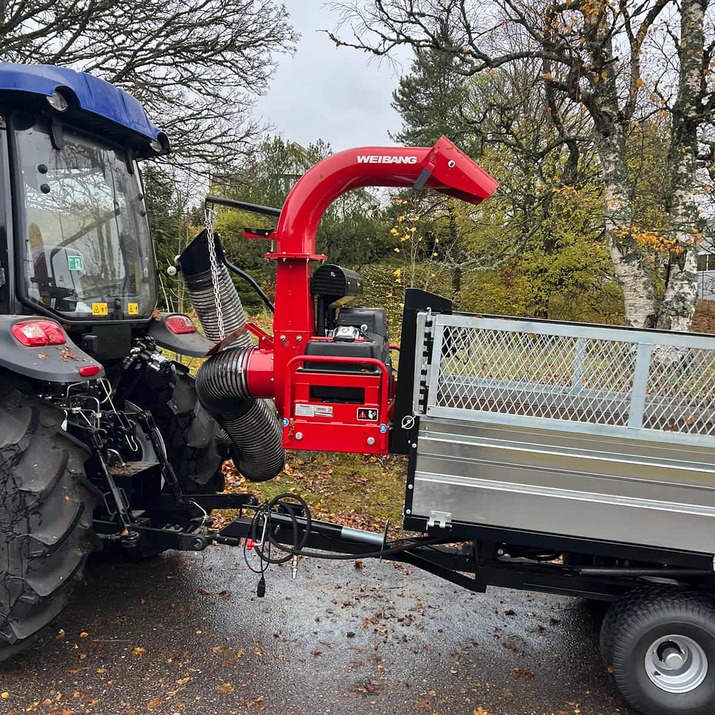 Lövsugsaggregat 21 hk