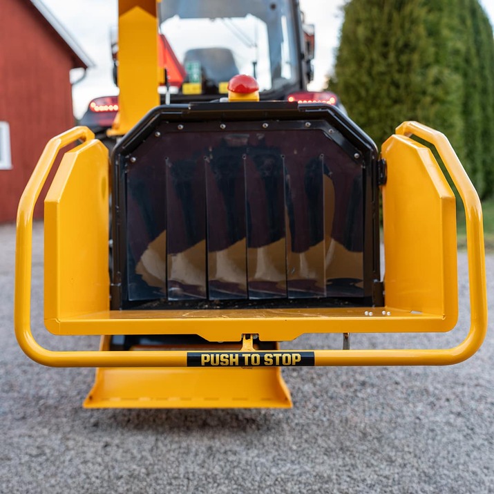 Flishugg 150, med hydraulisk inmatning