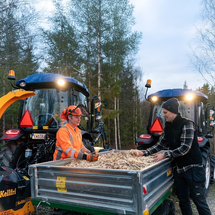 Flishugg 150, med hydraulisk inmatning