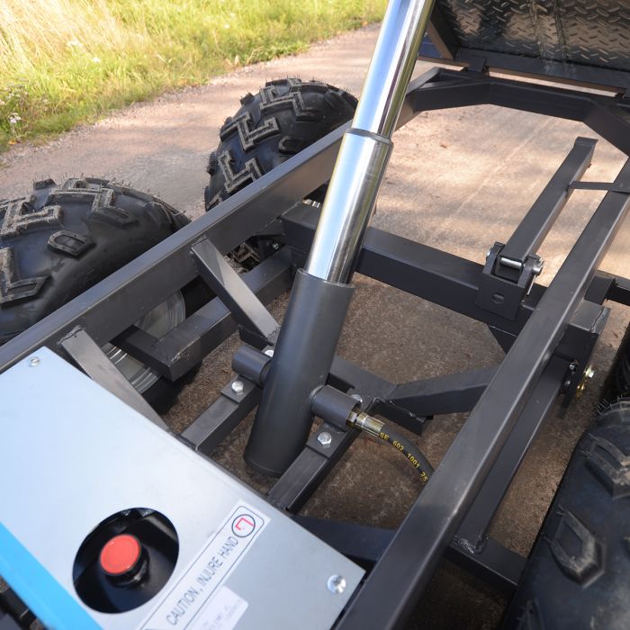 Tippvagn ATV 1420 kg med elhydraulisk tipp
