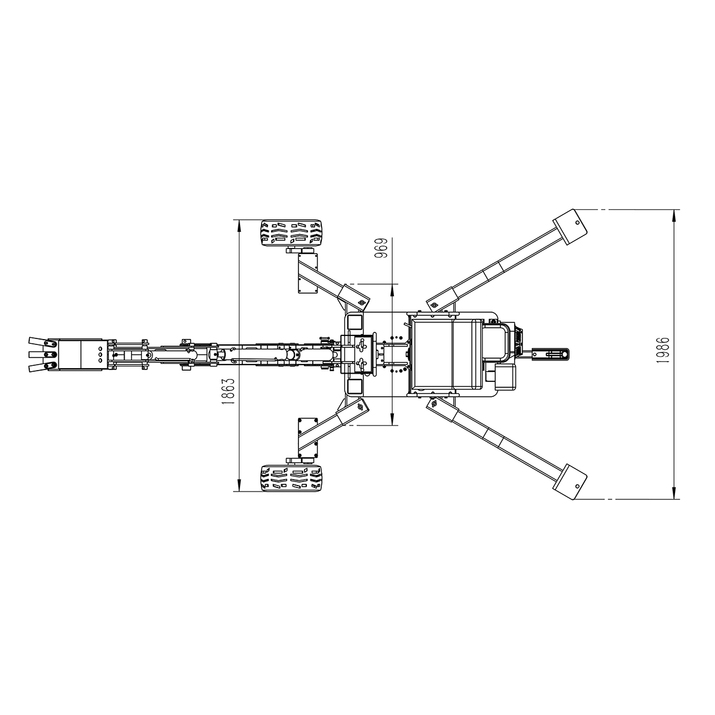 Grävaggregat 360 till ATV