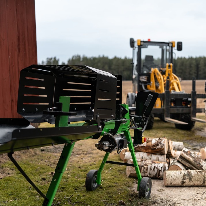 Vedklyv, eldriven, 7 ton, 70 cm