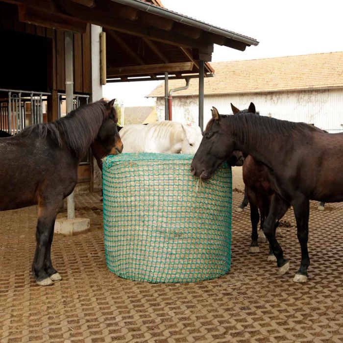 Hönät för rundbalar, 180 x 180 cm, SlowFeeder