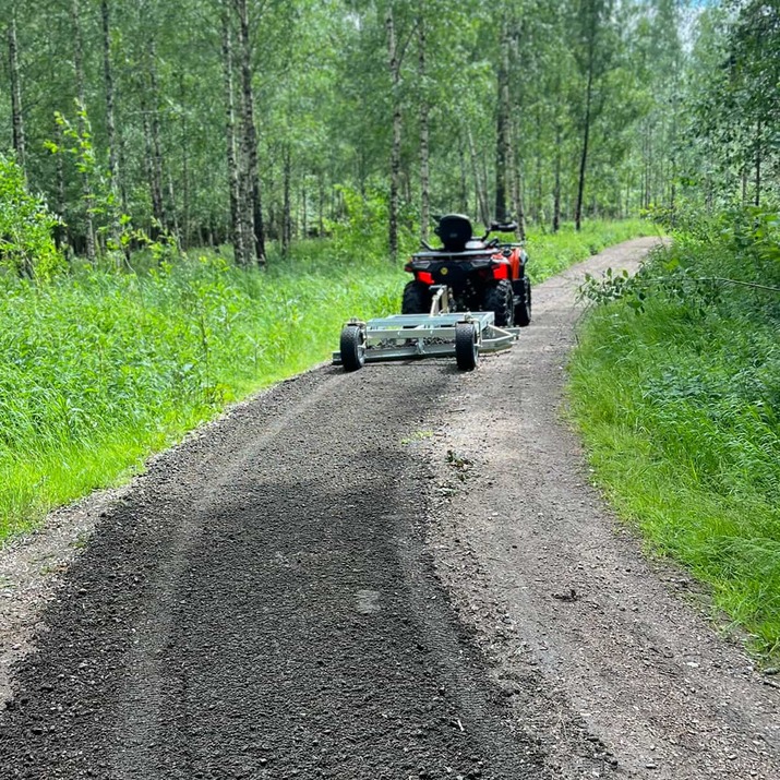 Vägsladd ATV 3-skärig med elektrisk höj- och sänkbarfunktion