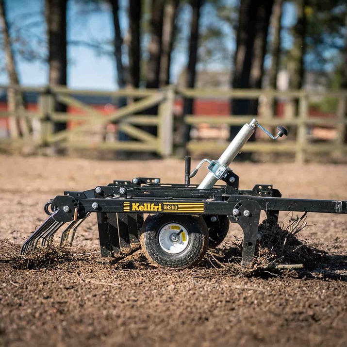 Gårdsharv ATV med justerbart chassi