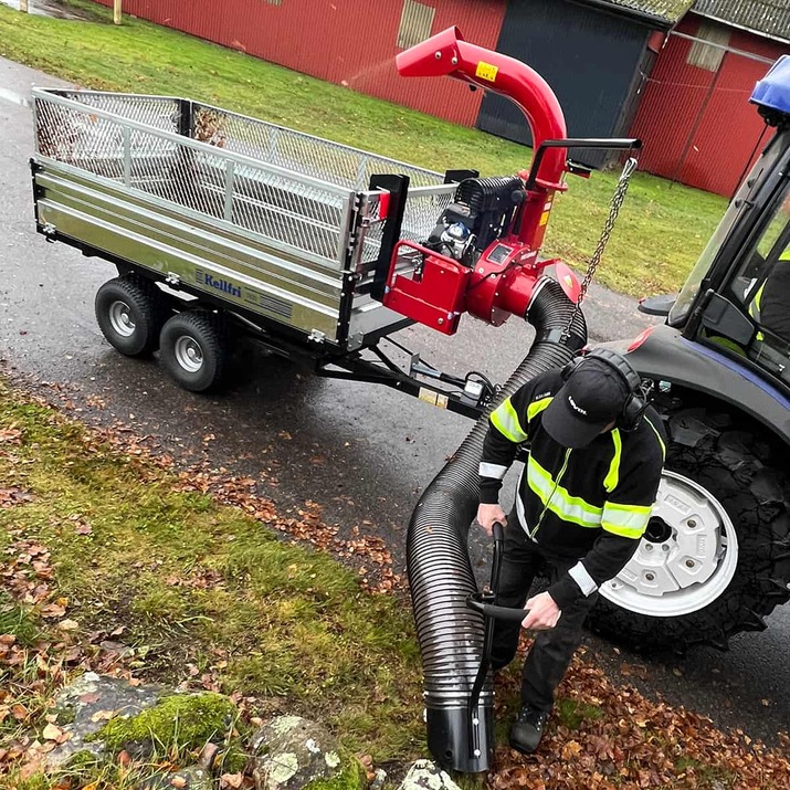 Lövsugsaggregat 21 hk