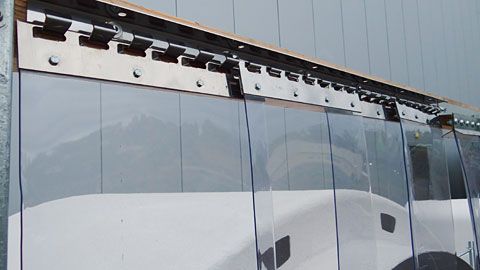 Skena till köldridå, 1,0 m