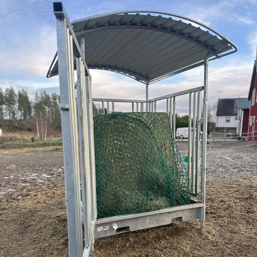 Hönät för rundbalar, 180 x 180 cm, SlowFeeder