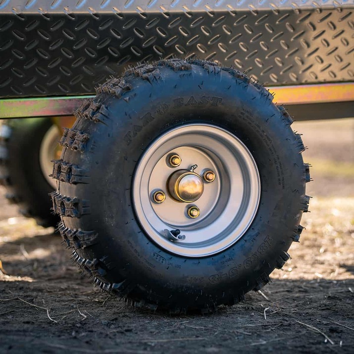 Tippvagn ATV 500 kg med galvad durkplåt