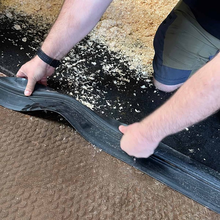 Stallmatta 20 mm, 1 x 1 m