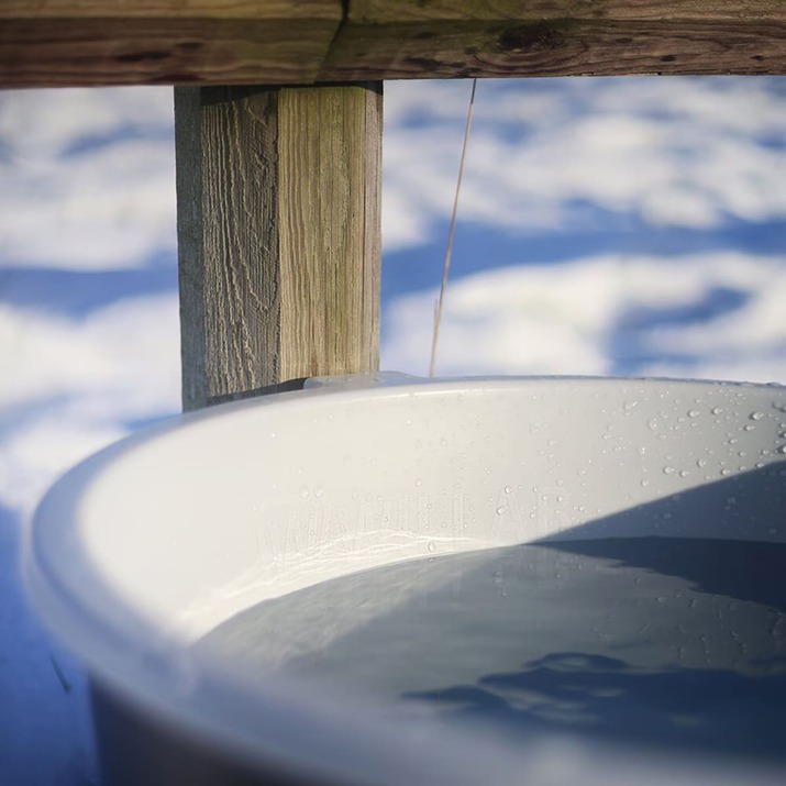 Värmebalja rund 45 liter