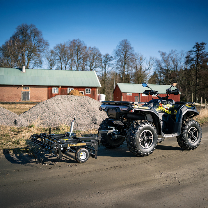 Gårdsharv ATV med justerbart chassi