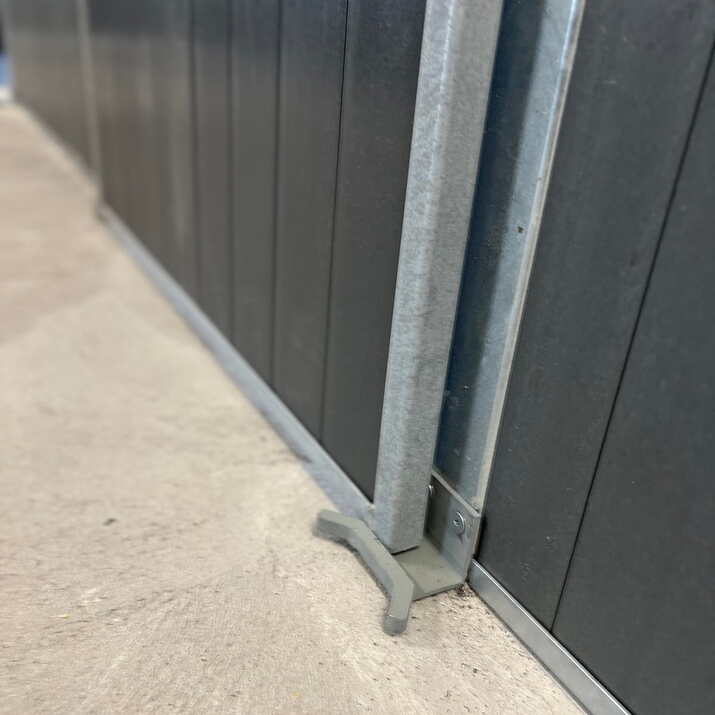 Front med skjutdörr 3,0 m, inkl plastplank, SWE