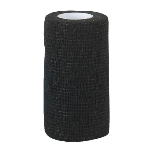 Bandage EquiLastic 4,5 m, svart